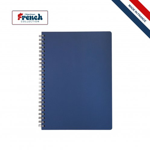 Carnet publicitaire personnalisable A5 - Liber Bleu marine